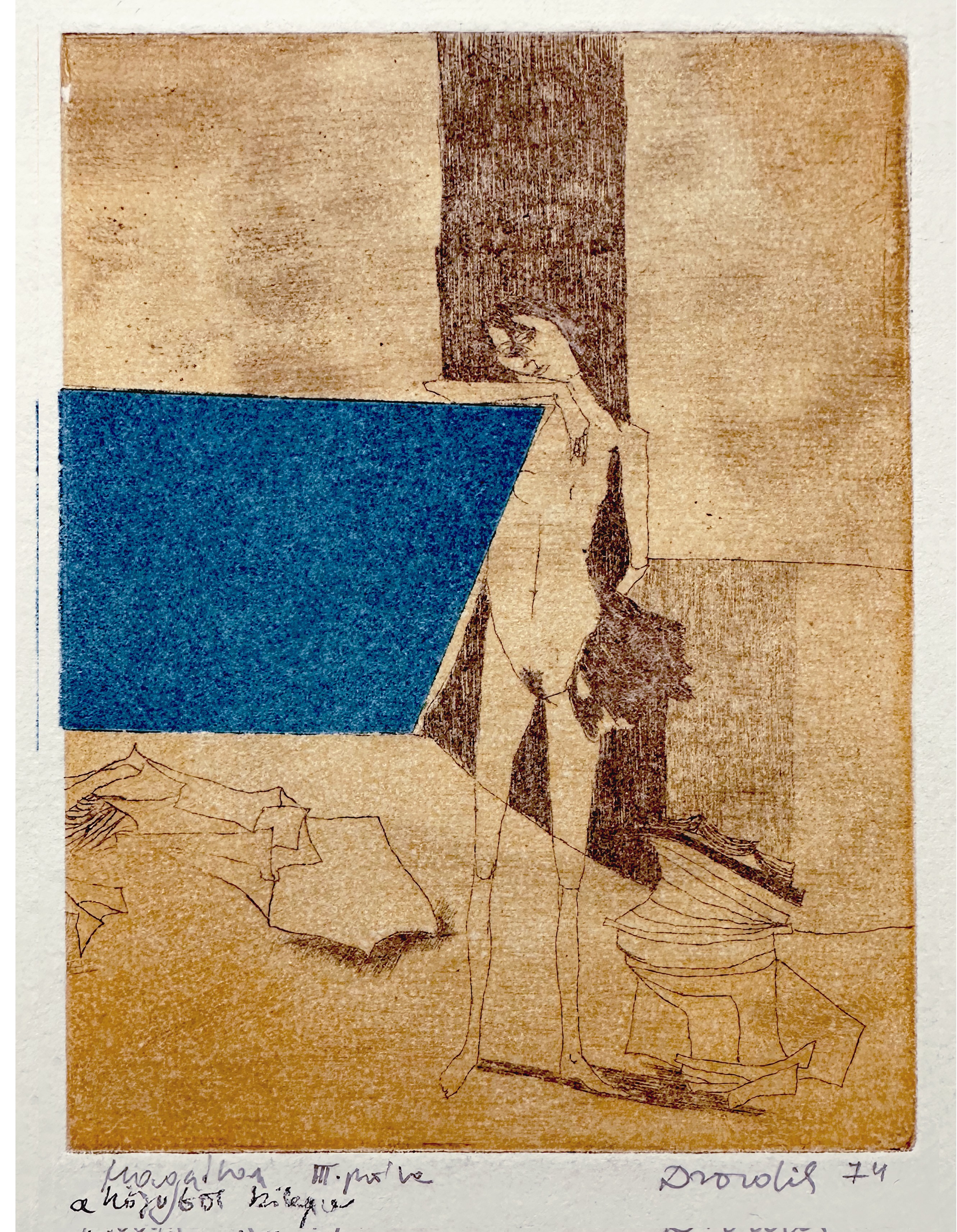 Getting Out of the Book: Malevich, 1973, state 2