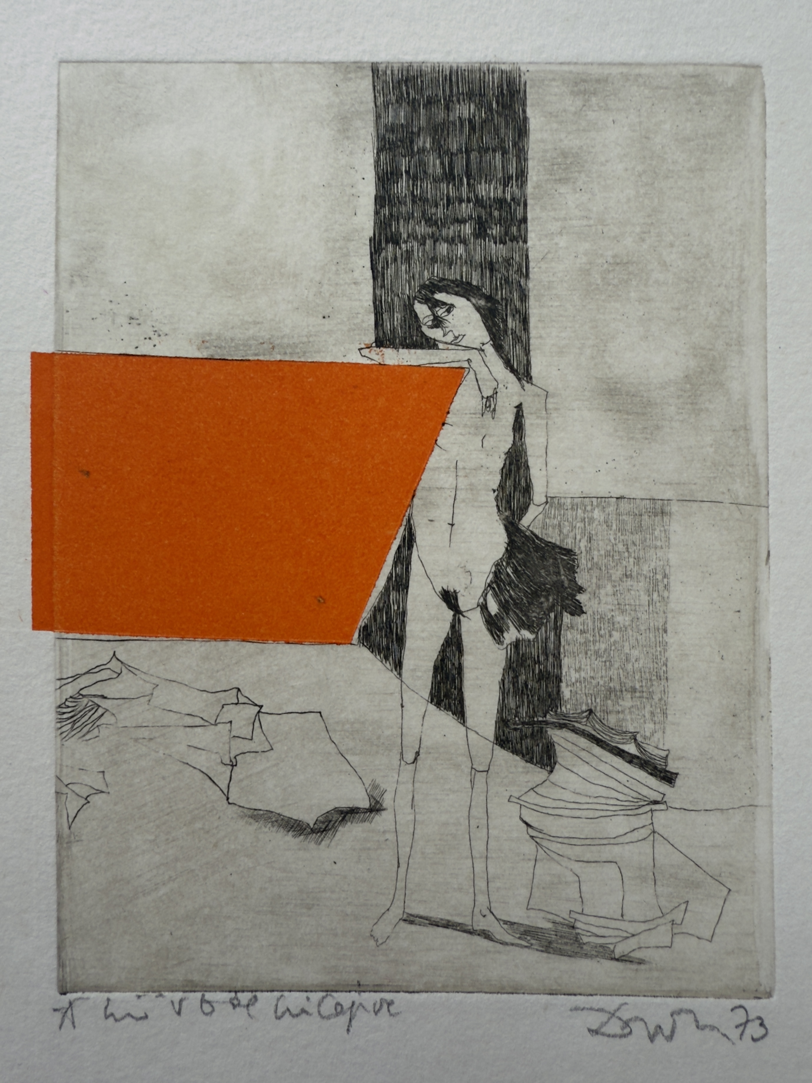 Getting Out of the Book: Malevich, 1973, state 3